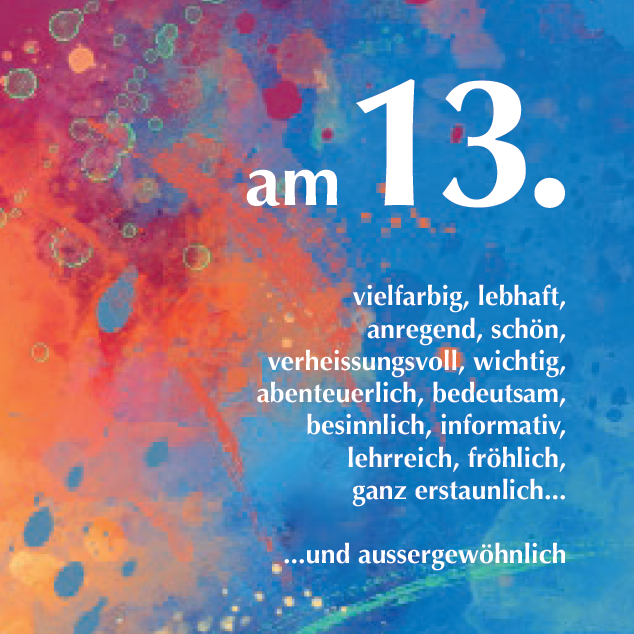 am 13. am 13.